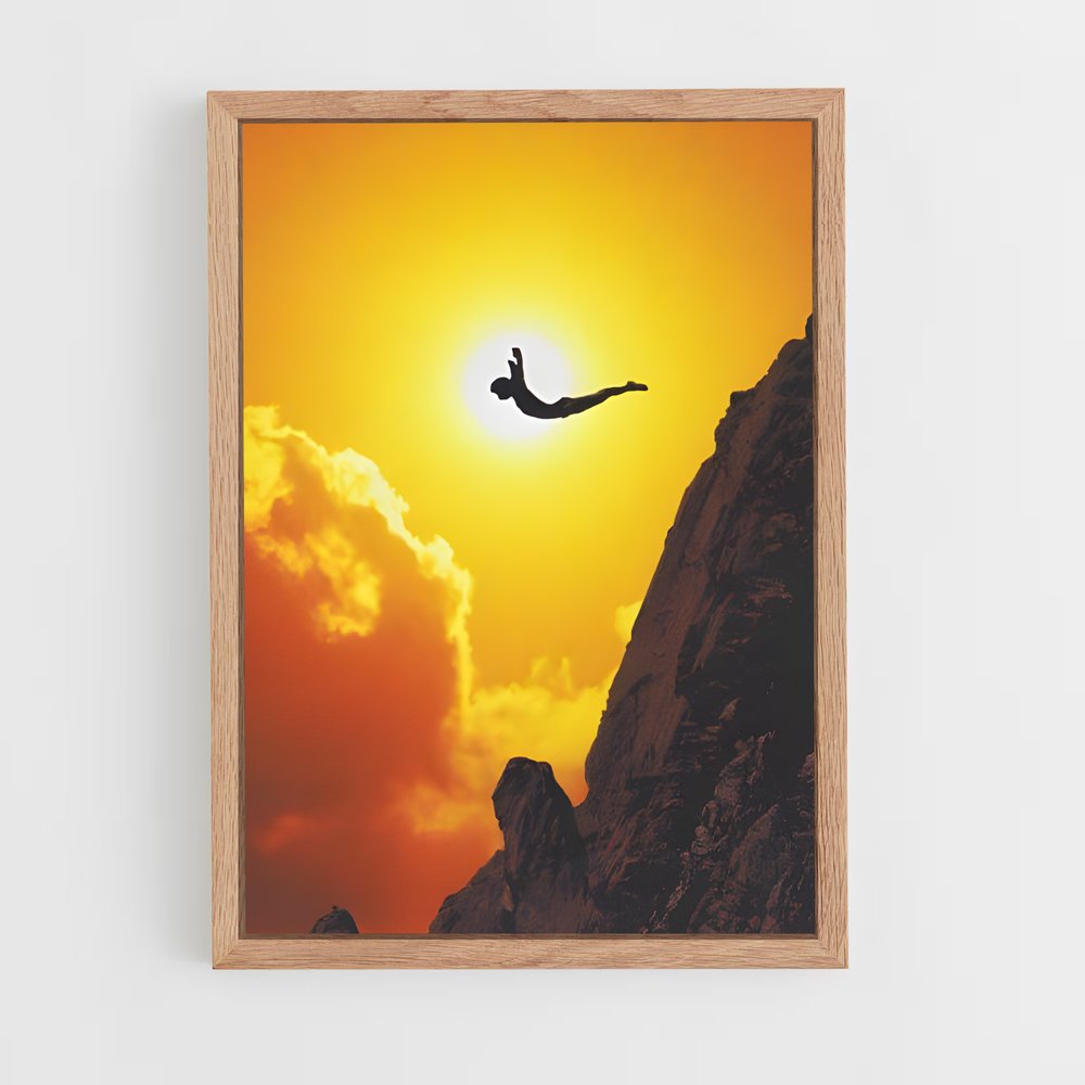 Poster Le Saut de La Quebrada – affiche Plongeon de falaise (vue 4)